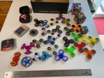Unique Fidget Spinners Relaxing Therapy Challenge Collection Metal