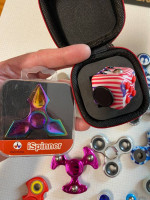 Unique Fidget Spinners Relaxing Therapy Challenge Collection Metal