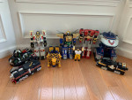 Large Vintage Power Rangers Lot - Zeo Deluxe Megazord Tigerzord Ninja