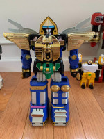 Large Vintage Power Rangers Lot - Zeo Deluxe Megazord Tigerzord Ninja