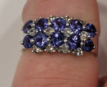 Tanzanite 💜 Diamond Ring - 14kt