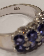 Tanzanite 💜 Diamond Ring - 14kt
