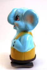 Vintage Wind-up Elephant 1960's Works