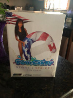 New Inflatable Pool Chair - Patriotic Stars & Stripes