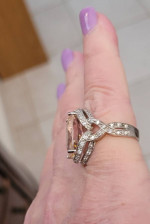 Pretty in Pink Sterling Silver Ring