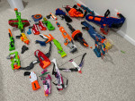 Huge lot of Nerf toys