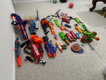 Huge lot of Nerf toys