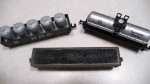Set of 3 -train-car miniatures (diecast) - vintage
