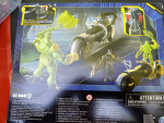 Batman vs. swamp thing aromry attack batcycle