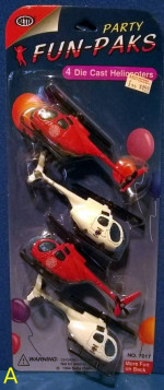 Die Cast Toy Helicopters