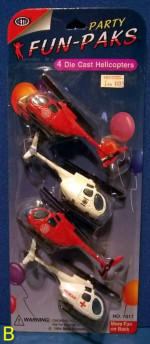 Die Cast Toy Helicopters