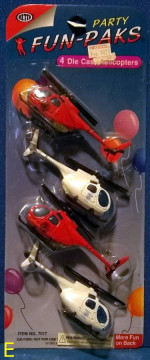 Die Cast Toy Helicopters