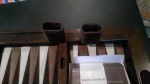 Beautiful Teak 24" backgammon set