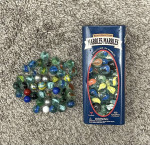 Kids Collection Deluxe Marbles In Original Litho Box Without Lid