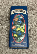Kids Collection Deluxe Marbles In Original Litho Box Without Lid