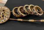 Vintage, safety pin brooch