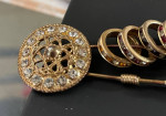 Vintage, safety pin brooch