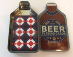 Sterling Goods Beer Playing Cards In Cool Tin 54 Illustrated Bell & Cu