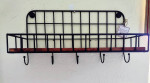 Wall Shelf w/Hooks