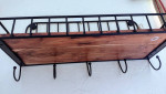 Wall Shelf w/Hooks