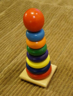 Melissa & Doug Rainbow Stacker Toy