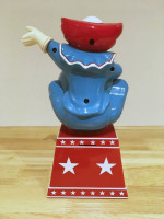 RARE! VINTAGE BOZO GUM BALL MACHINE