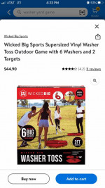 New Supersized 2 Foot Washer Game