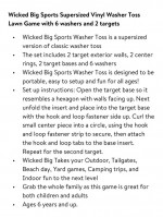 New Supersized 2 Foot Washer Game