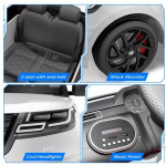 Land Rover Ride on Car with Parent Remote Control White