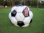 NEW HUGE 51" inflatable AIR GIGA BALL GIGABALL FUN Be a Human Hamster!