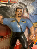 WWF The BIG BOSS MAN, HASBRO Wrestling Figure, WWF 1991, BLUE CARD, NEW