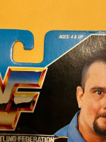 WWF The BIG BOSS MAN, HASBRO Wrestling Figure, WWF 1991, BLUE CARD, NEW