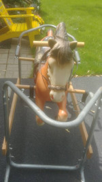Vintage Antique "Wonder Horse" Ranger, Springs Rocking, Bouncing Horse
