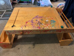 ART TABLE and MINI POOL TABLE