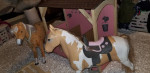 OUR GENERATION Horse Barn/Stable With Horses and Accessories