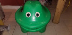 Vintage STEP 2 Large Green Frog Toy Box Storage *RARE*