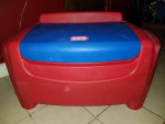 Little Tikes Full Size TOY BOX Red & Blue