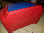Little Tikes Full Size TOY BOX Red & Blue