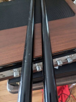 2 Matching Harvard Pool Sticks 19 oz.