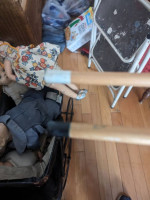 2 Matching Harvard Pool Sticks 19 oz.