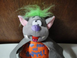 Halloween Vintage Plush Stuffed Animal Vampire Bat You Drive Me Batty