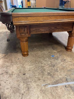 9’ Atlantic Billiard Corp Pool Table