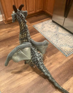 Huge Melissa and Doug Winged Dragon Stuffed Animal Toy