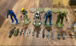 Lot of Halo Action Figures and Vehicles with Boxes