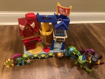 Lot of Boys Childrens Toy Action Figures Vehicles and Dinosaurs