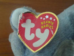 5 Rodents, TY Beanie Babies, creased hanging tags, each - $5