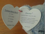 5 Rodents, TY Beanie Babies, creased hanging tags, each - $5