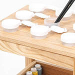 Children's Rolling Paint Rack