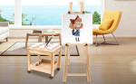 Children's Rolling Paint Rack