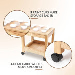 Children's Rolling Paint Rack